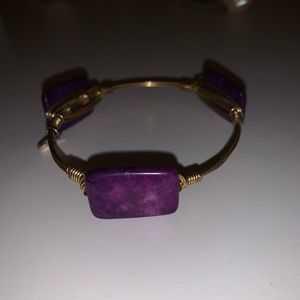 Bourbon & Bowties Bracelet with Purple Stone